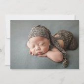 写真を使った発表の紹介 招待状 (裏面)