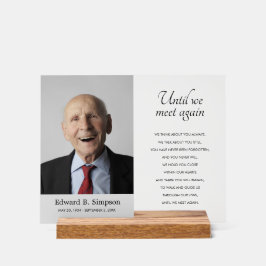 写真を使って追悼式に再会するまで アクリルサイン