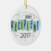 写真を使用したカスタマイズ可能なカスタム腎臓受信者 セラミックオーナメント (右)