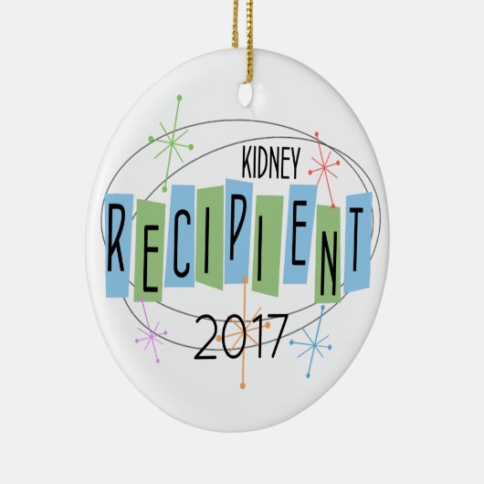 写真を使用したカスタマイズ可能なカスタム腎臓受信者 セラミックオーナメント (右)