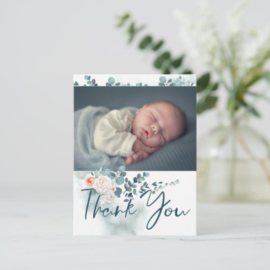 写真を使用したバプテスマサンキューカード 案内ポストカード (スタンド正面)