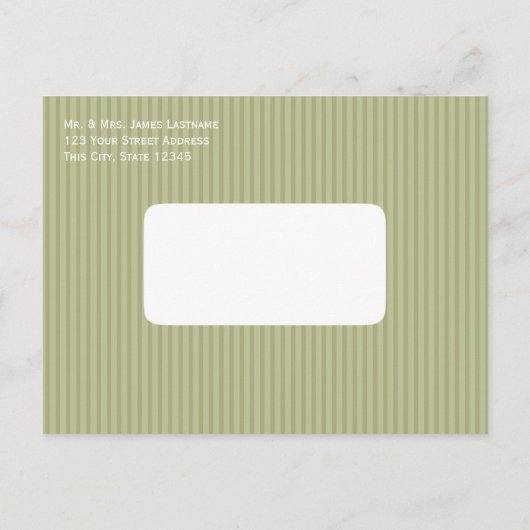 写真を使用した住所の変更 案内ポストカード (裏面)