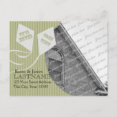 写真を使用した住所の変更 案内ポストカード (正面)