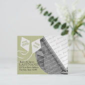 写真を使用した住所の変更 案内ポストカード (スタンド正面)