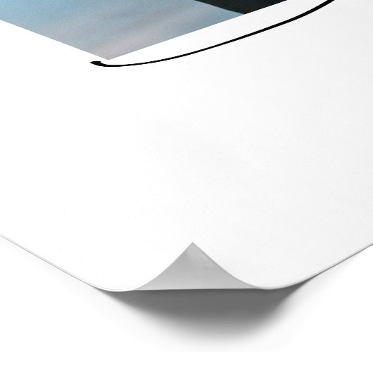 写真を使用した大学院歓迎サイン ポスター (角)