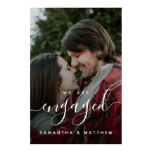 写真を使用した婚約パーティの署名へようこそ