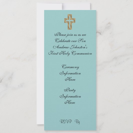 写真を使用した最初のコミュニティへの招待 招待状 (裏面)