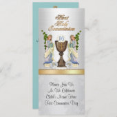 写真を使用した最初のコミュニティへの招待 招待状 (正面/裏面)