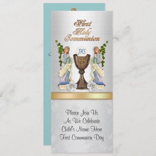 写真を使用した最初のコミュニティへの招待 招待状 (正面/裏面)