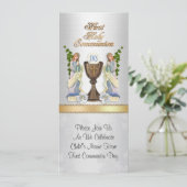 写真を使用した最初のコミュニティへの招待 招待状 (スタンド正面)