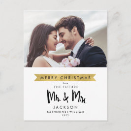 写真を保存しよう!クリスマスに贈る「未来のMr. & Mrs.」 案内ポストカード