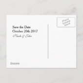 写真を保存する名刺 |はがき 案内ポストカード (裏面)