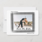 写真を保存する日付カード新郎新婦の結婚式の日 (正面)