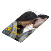 写真を保存する日付マグネット – カスタムウェディング マグネット (左側)