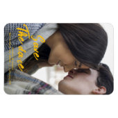 写真を保存する日付マグネット – カスタムウェディング マグネット (横)