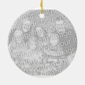 写真を個人化して下さい セラミックオーナメント (裏面)