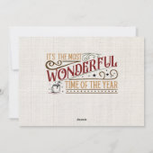 写真を入れたクリスマスカードをオーダーメイド シーズンカード (裏面)