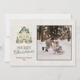 写真を入れたクリスマスカードをオーダーメイド シーズンカード