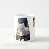写真を切り取った猫好き コーヒーマグカップ (中央)