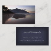 写真を前面に表示した写真の名刺 名刺 (正面/裏面)