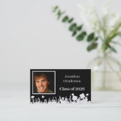 写真を含むシニア・プロファイル・カード 名刺 (スタンド正面)