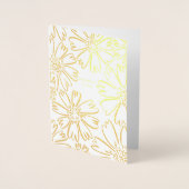 写真を含むラブフローラデザインの送信 箔カード (正面)