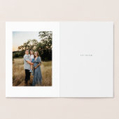 写真を含むラブフローラデザインの送信 箔カード (内部)