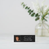 写真を含む大学院プロファイルカード コーリングカード (スタンド正面)