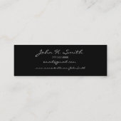 写真を含む大学院プロファイルカード コーリングカード (裏面)