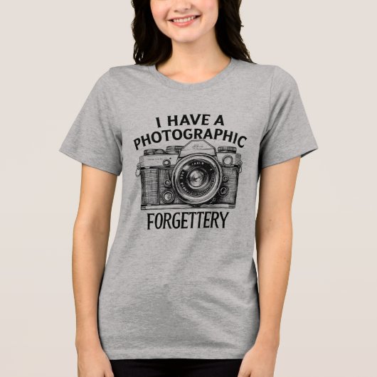 写真を忘れる人 トライブレンドＴシャツ (正面)