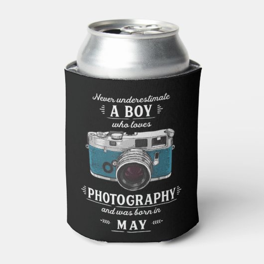 写真を愛する男の子を決して過小評価しない 缶クーラー (缶正面)