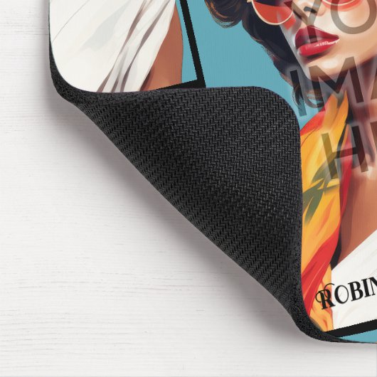 写真を押す写真を追加するパーソナライズされたカスタムマウスパッド マウスパッド (コーナー)