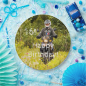 写真を持つアクションボーイの16歳の誕生日 ペーパープレート (パーティー)