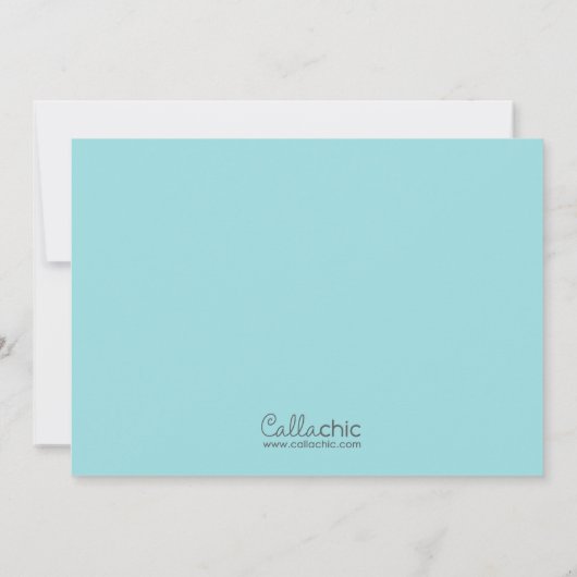 写真を持つチケットのスタイルの招待状-紫系統 招待状 (裏面)