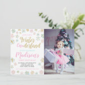 写真を持つ冬のONEderlandの招待状 招待状 (スタンド正面)