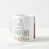 写真を持つ名主の叔母 コーヒーマグカップ (正面左)