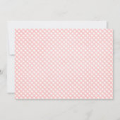 写真を持つ少女のための動物園のパーティーを盗む家畜 招待状 (裏面)