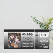 写真を持つ日付のチケットの招待状を救って下さい セーブザデート (スタンド正面)