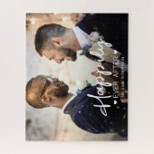 写真を撮った後結婚ずっと楽しパーソナライズされたく ジグソーパズル (縦)