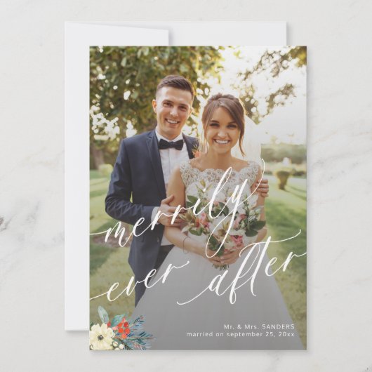 写真を撮った結婚後も楽し感謝していくに楽し数々のく シーズンカード (正面)