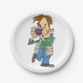 写真を撮っている人 ペーパープレート (正面)