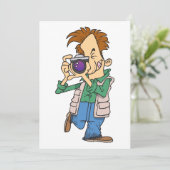 写真を撮っている招待状 招待状 (スタンド正面)