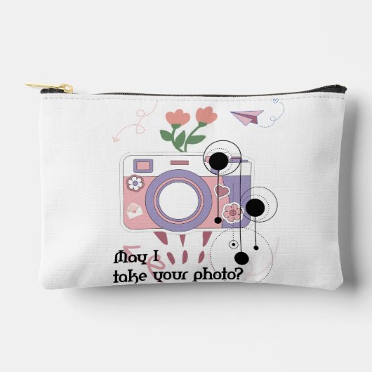 写真を撮ってもいい？ アクセサリーポーチ (正面)