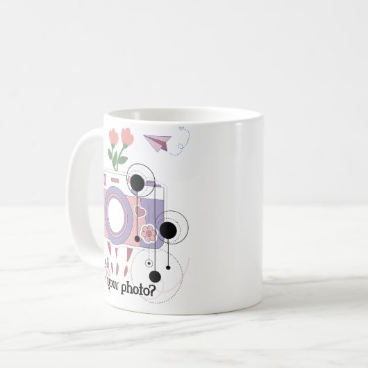 写真を撮ってもいい？ コーヒーマグカップ (正面左)