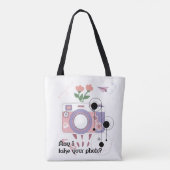 写真を撮ってもいい? トートバッグ (裏面)