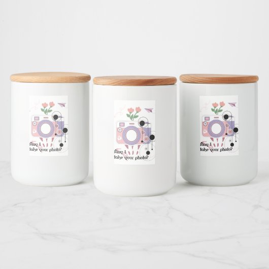 写真を撮ってもいい? フードラベル (ボトル)