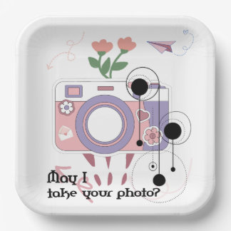 写真を撮ってもいい？ ペーパープレート