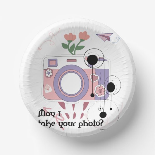 写真を撮ってもいい? ペーパーボウル (正面)