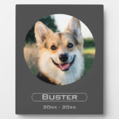 写真を撮ってペットを思い出す フォトプラーク (正面)