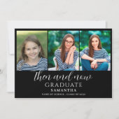 写真を撮って卒業 案内状 (正面)